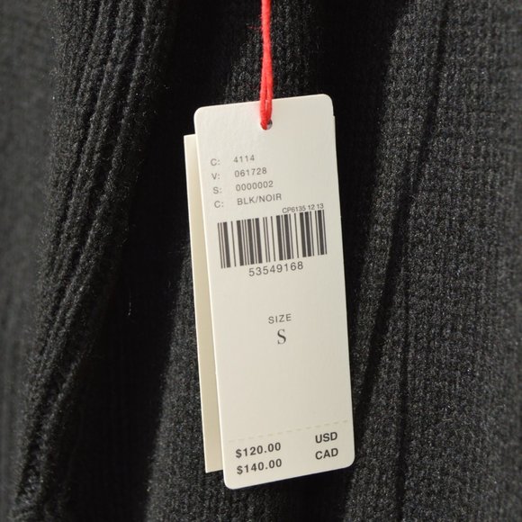 Anthropologie Black Turtleneck Sweater Size Small - Picture 9 of 11